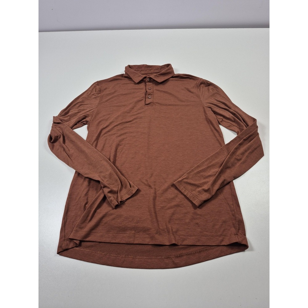 Men's Brown Long Sleeve Shirt